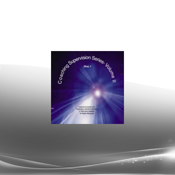 John Overdurf - HNLP Coaching Supervision Series 1 & 2